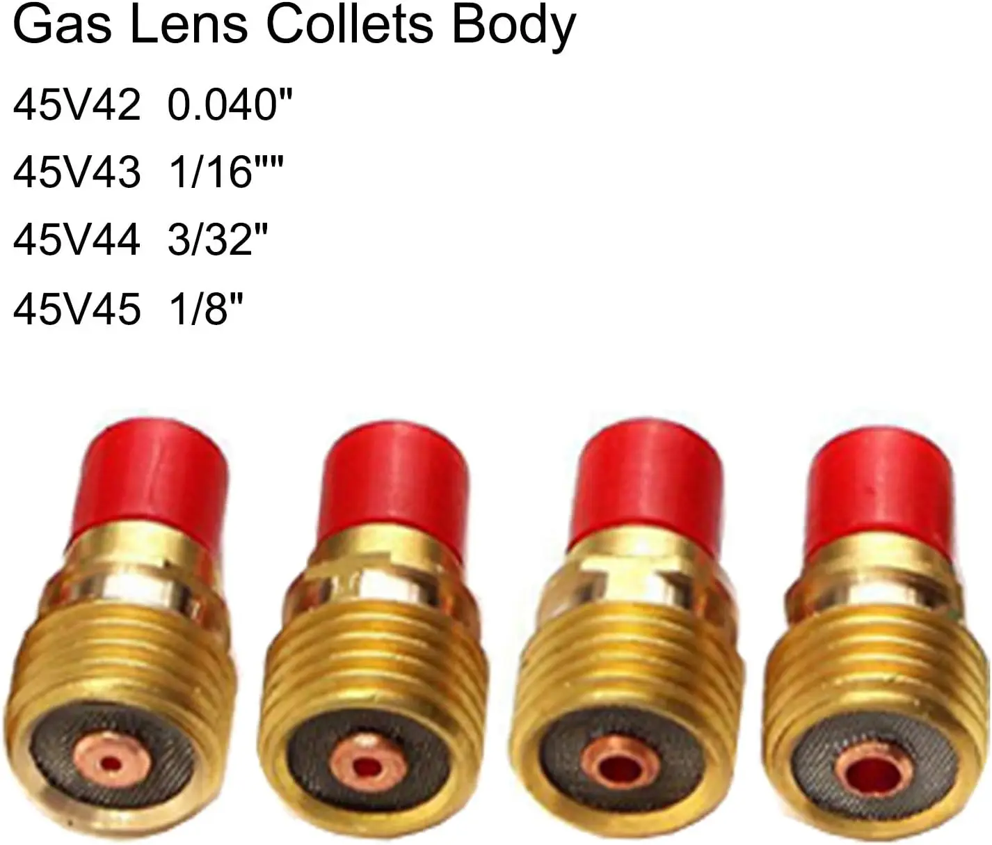 37 pieces TIG Welding Torch Gas Lens Kit accessories for DB SR WP 9 20 25 Tig welding torch with #10 cup + aluminum nozzle + chu