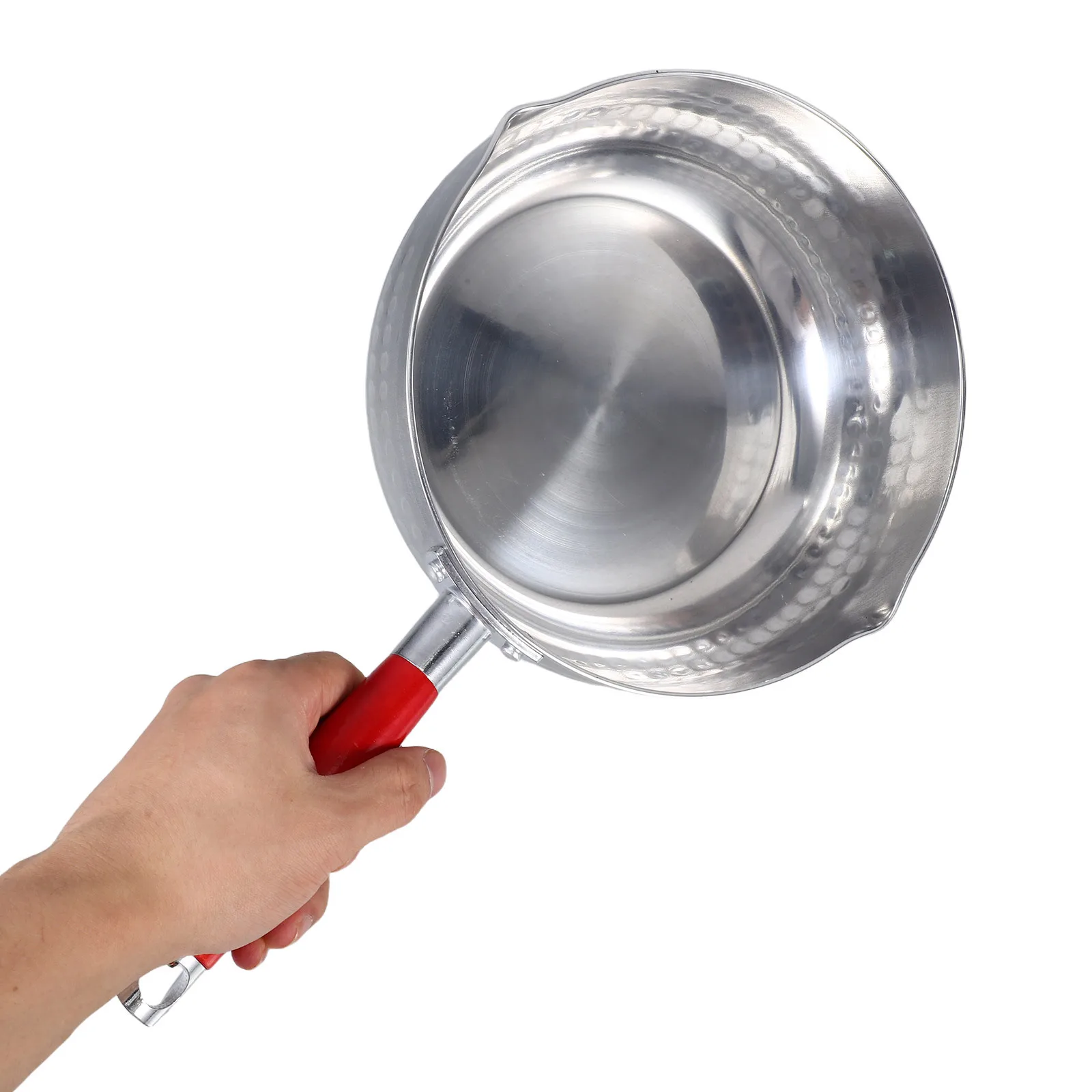 

Подогреватель молока в японском стиле, горшок с деревянной ручкой, двойные носики, маленькая кастрюля, 20 см, плавилка для масла, шоколада, кухня