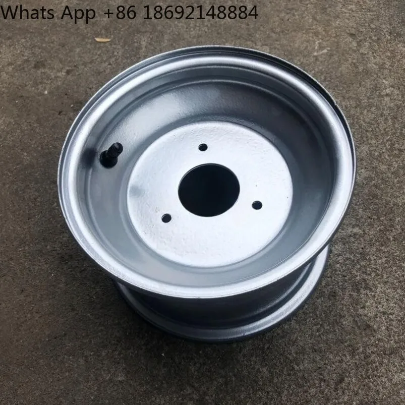 Kart ATV 6/7/8/10 Wheel Rim Black Three Hole, One Price