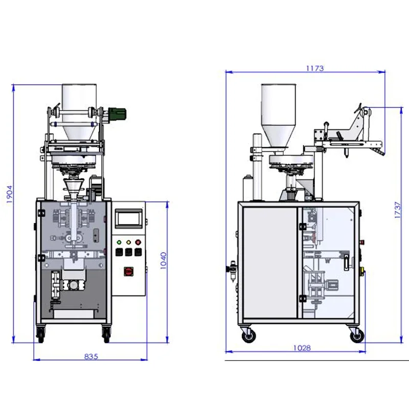 MDP Maquina Empacadora Con متعددة الوظائف Para Granule MD-300K مناسبة لتعبئة حبيبات مسحوق القهوة 3 في 1 #2