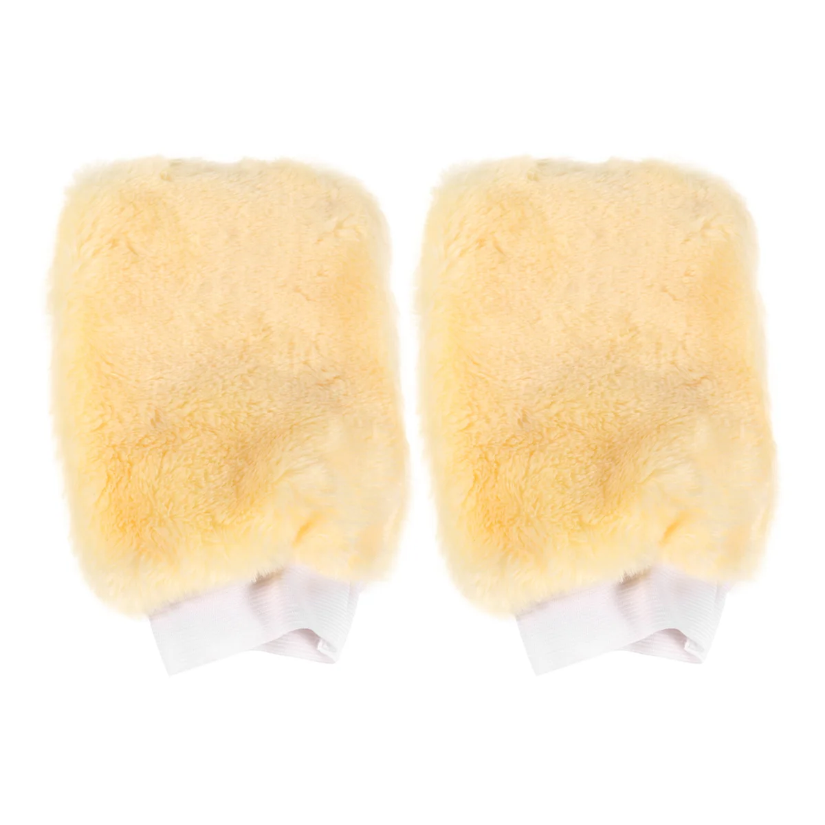 

2 Pcs Microfiber Mop Car Wash Mitt Gloves for Cleaning Tool Mittens Single Sided Auto
