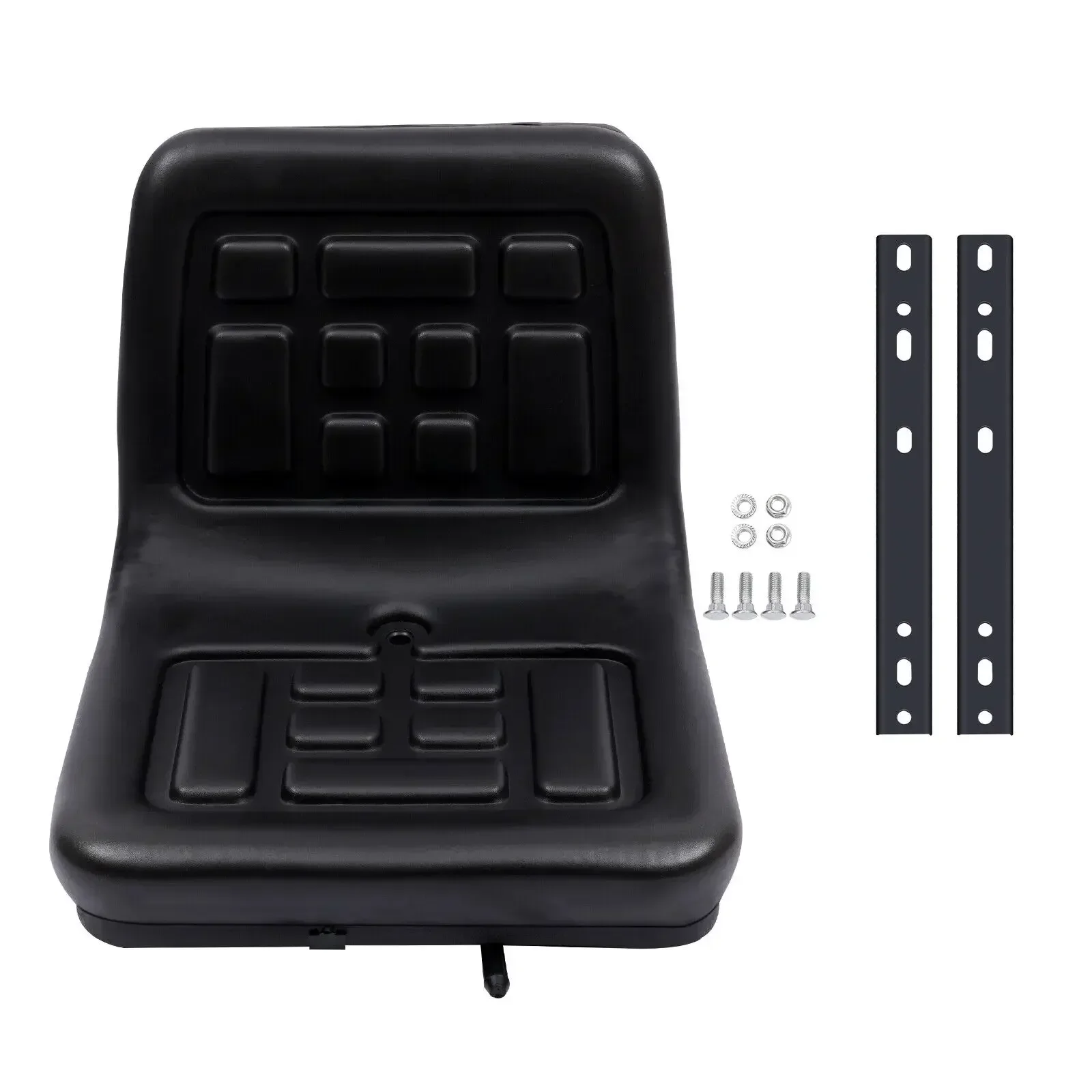 

Universal Tracor Seat, Lawn Mower Seat Extended Slot Tractor Seat for Tractor Loader Excavator, Waterproof+Sliding Rail