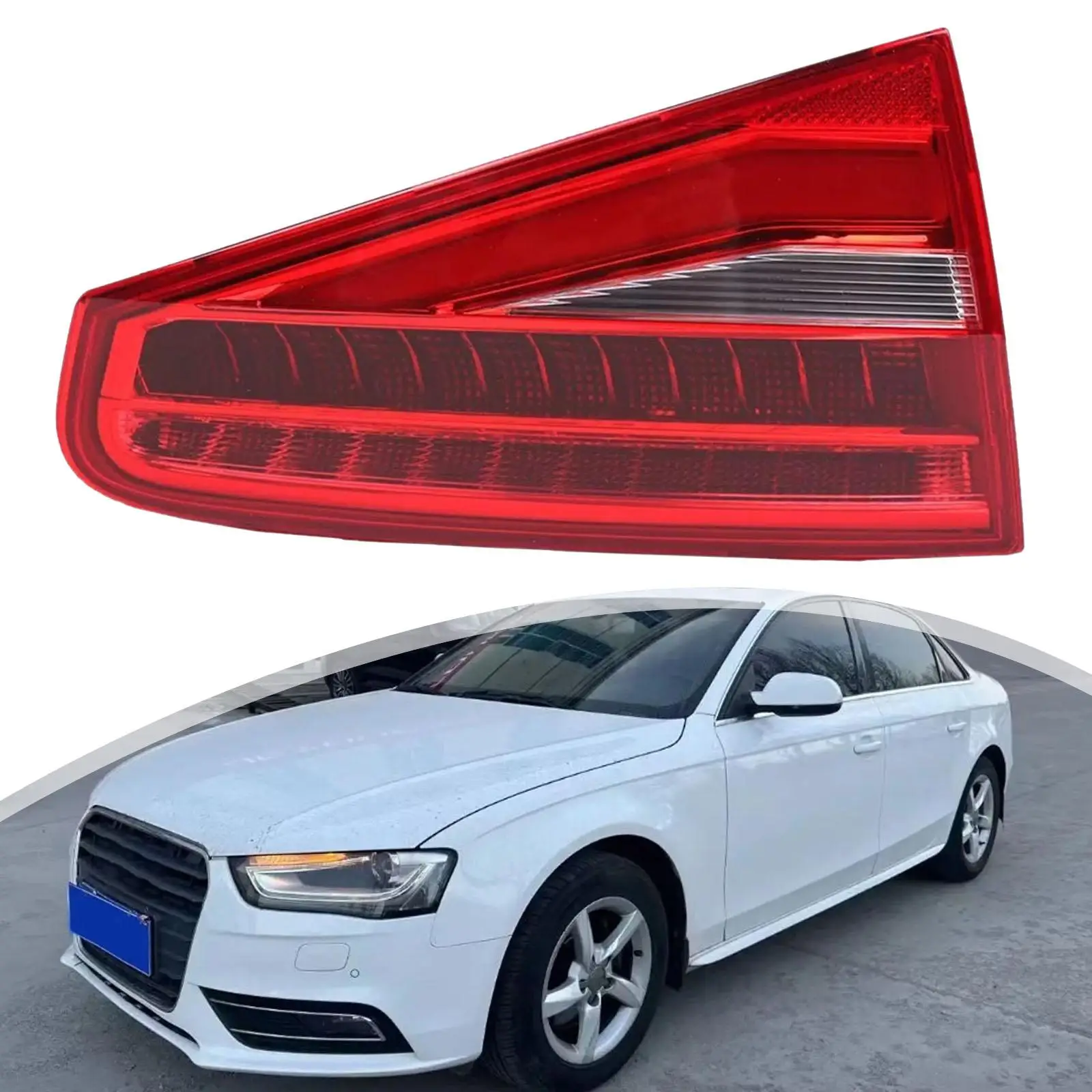 

Left Rear Tail Light for Audi A4 Base 2013-2014 A4 Quattro Technik 2015-2016 S4 Technik 2015-2016 S4 Premium Plus 2014-2016