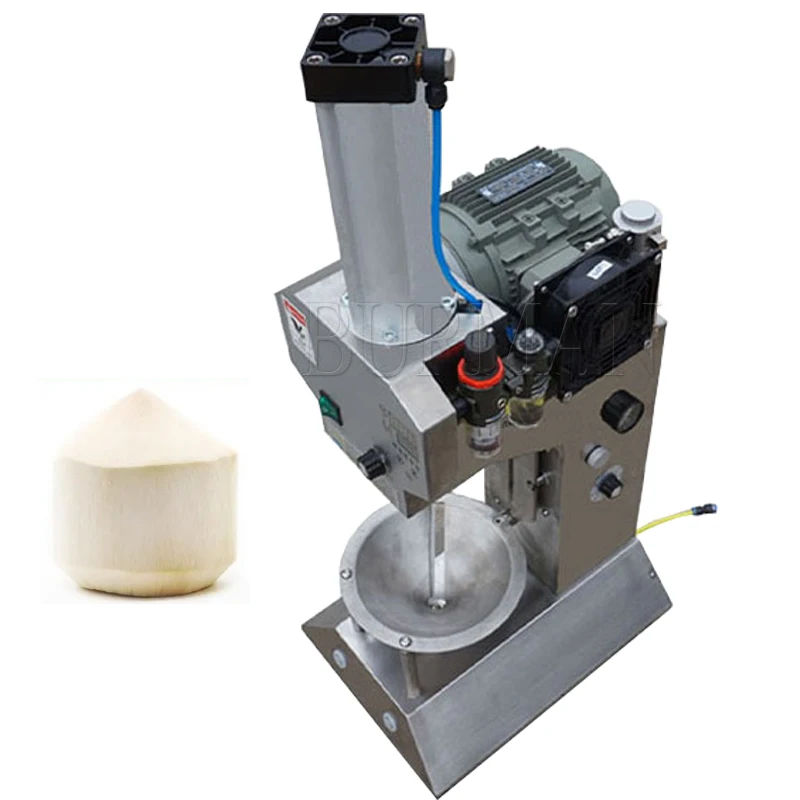 

Electric Industrial Coco Green Fresh Diamond Shape Tender Coconut Skin Peeler Trimming Peeling Machine