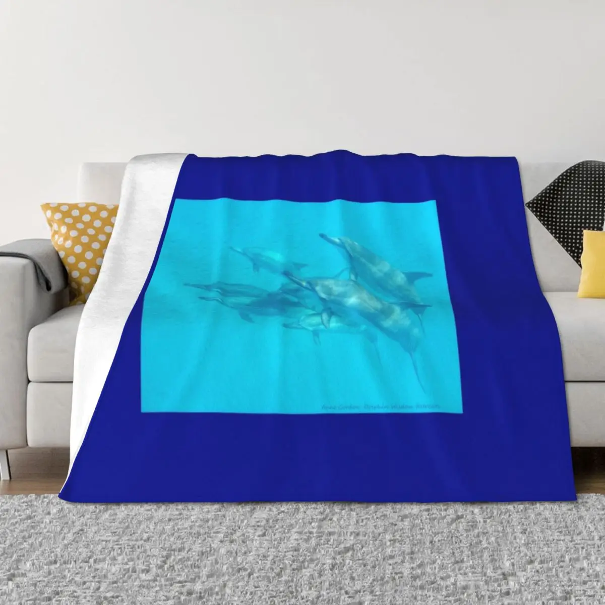 

Dolphin Ascendance Throw Blanket Sofa Throw warm winter Moving blankets and throws Blankets