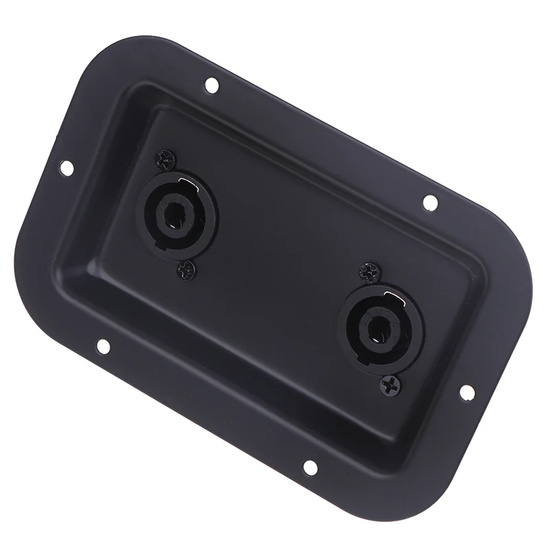 Caja de conexiones de enchufe de placa, Clip de guitarra doble grande para altavoces PA, gabinetes, caja de conexiones, Clip, accesorios de Audio