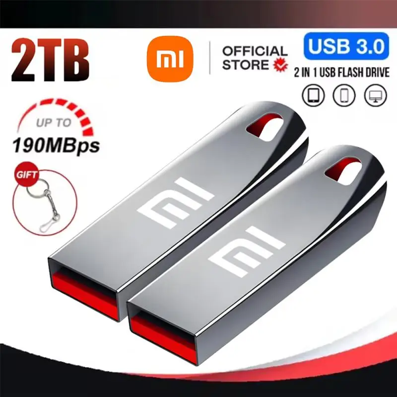 محركات أقراص فلاش معدنية للسرعة مقاومة للماء من شومى ، محرك أقراص USB محمول ، قرص فلاش ، ذاكرة ، USB ، 1 ، عالية الجودة ، GB ، 2