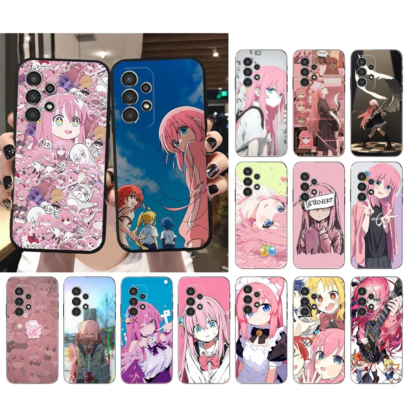 Phone Case For Samsung A17 A55 A16 A56 A35 A15 A53 A54 A33 A34 A25 A05S A52 A52S A07 A26 A06 Hitori Goto Anime BOCCHI THE ROCK