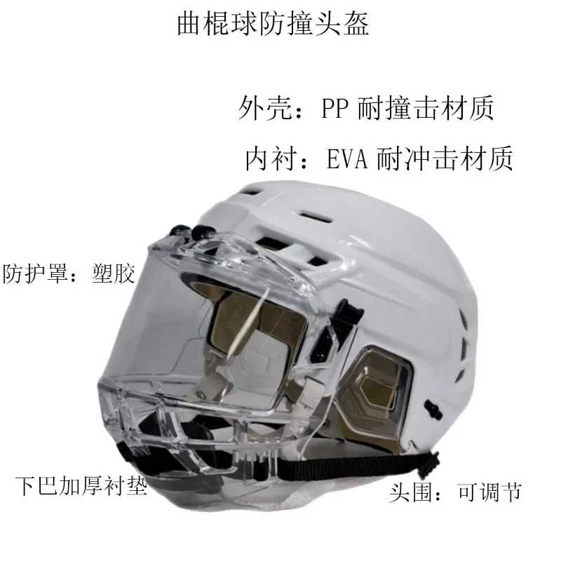 Impact Resistant Clear Protective Visor Fit Hockey Roller Tennis Helmet Anti Collision Sports Safety Replacement Face Guard
