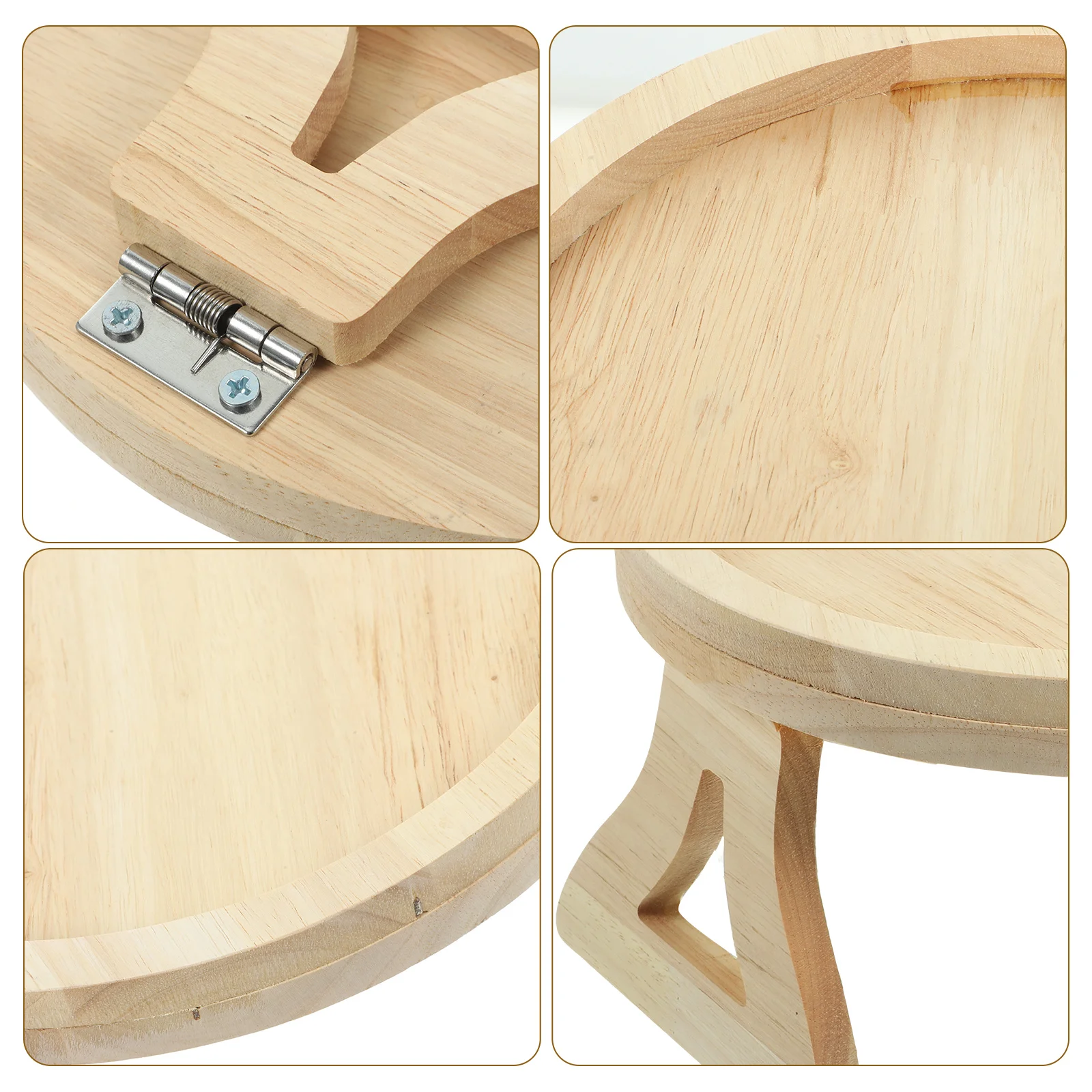 

Sturdy Clip On Sofa Table Small Wooden Armrest Tray For Home Office Gift Ornament Storage Craft Tray Organizing Tidy Utility