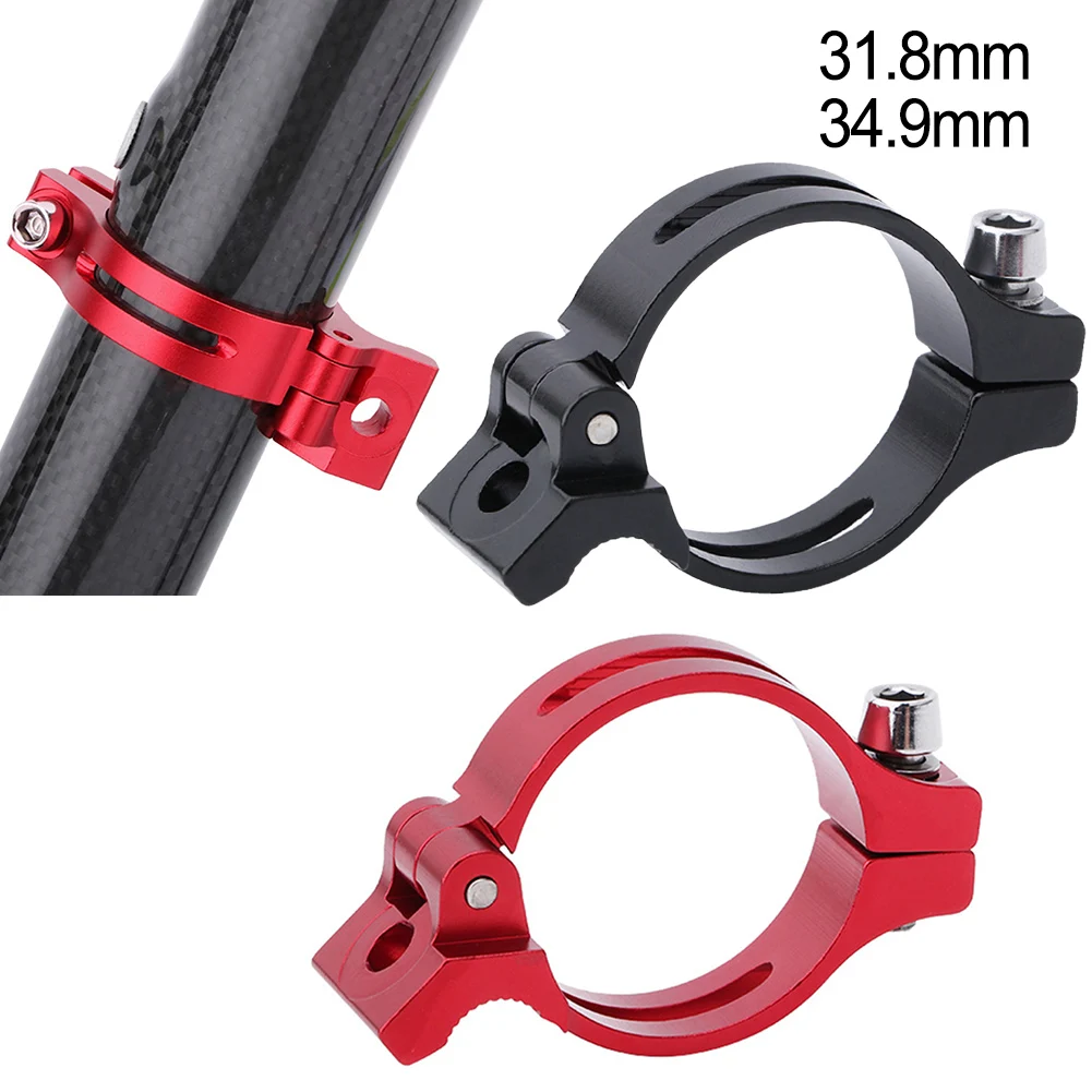 Wide Band Clamping for Secure Fit MTB Bicycle Front Derailleur Brazeon Clamp Adapter Aluminum Alloy 31 8 34 9mm