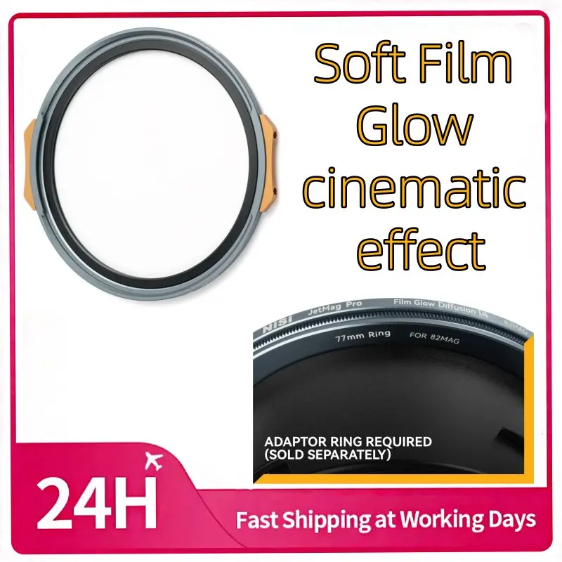 NiSi 82MAG JetMag Pro Variable ND Filter 1-5 Stops True Color Nano Coating Magnetic Design for Professional Long Exposure