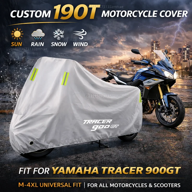 For YAMAHA TRACER 900GT 700GT 700 900 GT MT09 MT07 MT 07 09 Motorcycle Cover Waterproof UV Protective All Weather Cover