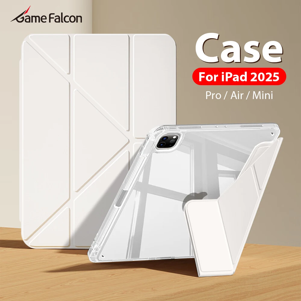 

Case For iPad 11th A16 2025 10 9 10th 9th Generation Pro 13 12.9 M4 Air 13 11 5 4 M3 M2 7th 8th Funda Acrylic Cover Accessories