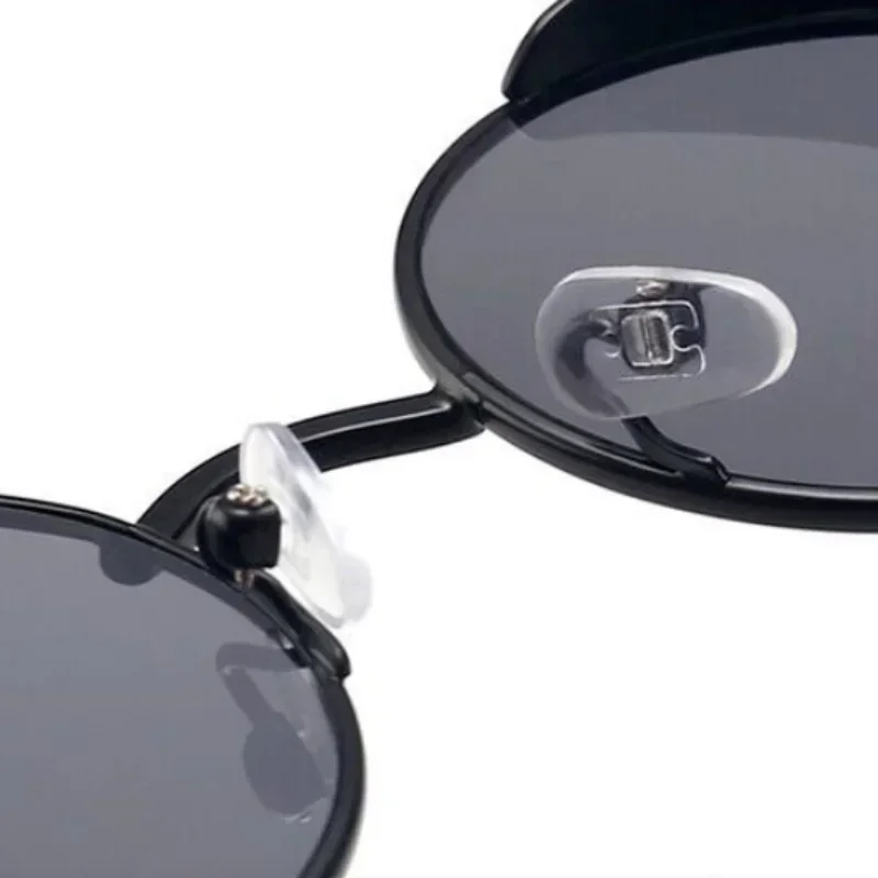 Fashion Sports Classic Sunglasses Steampunk Eyewear for Men and Women Retro Round Metal Frame Sun Glasses - view 4