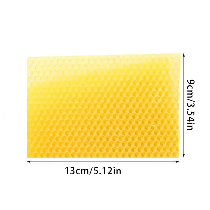 10 szt. Arkusze z wosku pszczelego do odlewania świec rękodzieła zestawy DIY miodoły do świec z pełnym wosk pszczeli pszczelarskim