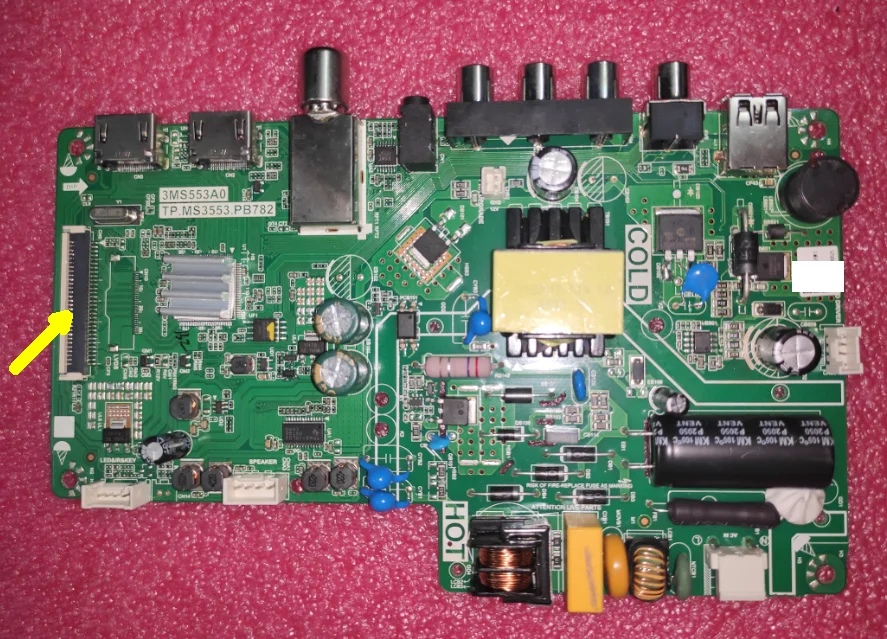 

TP.MS3553.PB782 3MS553A0 Three in one TV motherboard tested good 48w