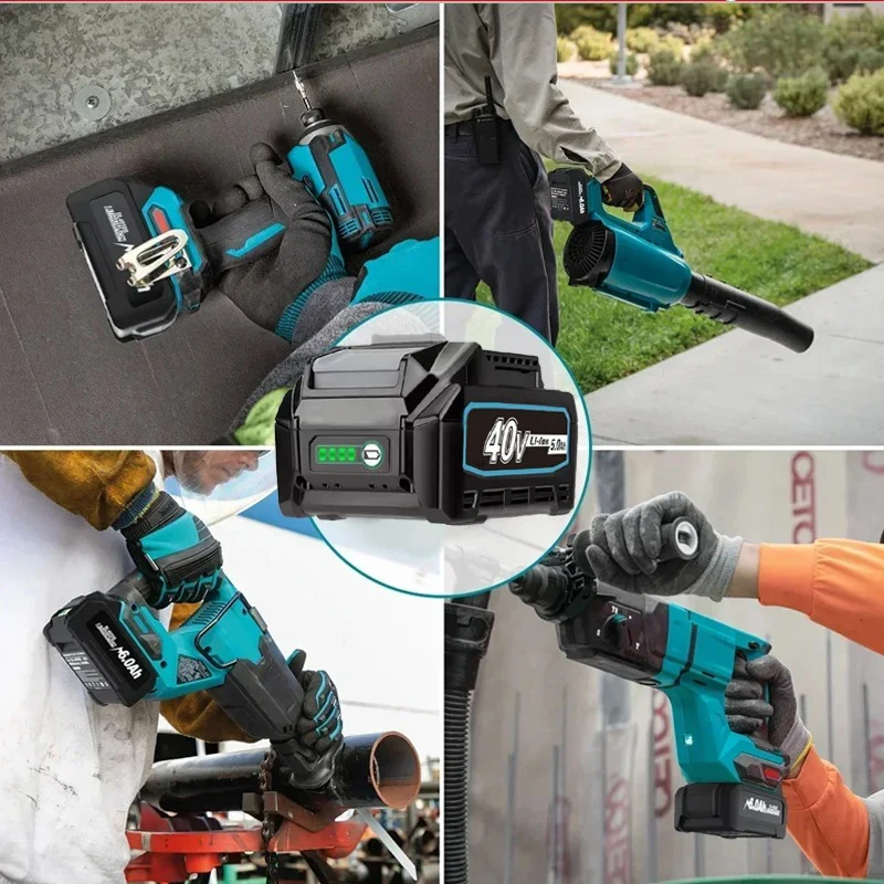 Akumulator Makita 40V 6.0Ah Li-ion do XGT 40V BL4025 BL4040 BL4020 BL4050 BL4060 BL4050B Wiertarko-wkrętarka elektryczna — zdjęcie produktu 4