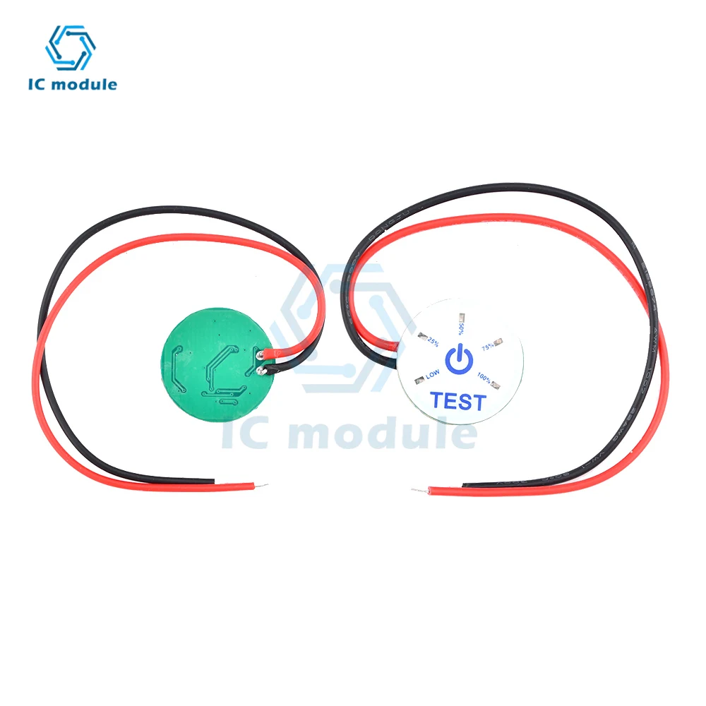 1S 2S 3S 4S 5S 6S okrągła bateria wskaźnik zasilania wskaźnik prądu stałego wskaźnik baterii podnapięciem monit