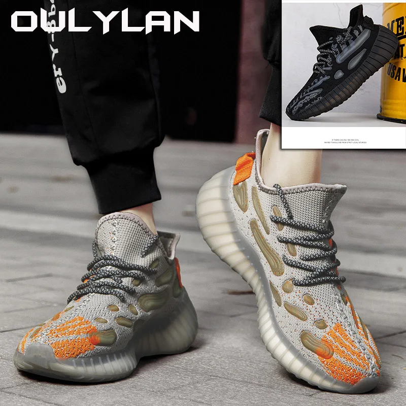 NEW Men Sneakers Shoes Light Casual Fashion Running Elastic Leisure Outdoor Mesh Summer Sports Tennis Man Walking Shoes