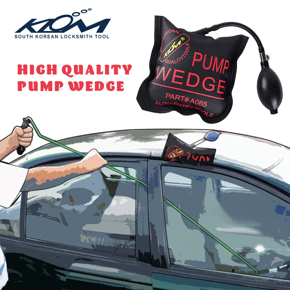 Popular Inflatble KLOM PUMP WEDGE LOCKSMITH TOOLS Auto Air Wedge Airbag Lock Pick Set Open Car Door Lock