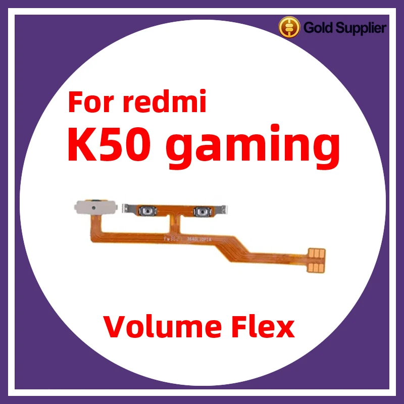 For Xiaomi Redmi K50 gaming Power ON OFF Volume Camera Key Button Switch Flex Cable Replacement