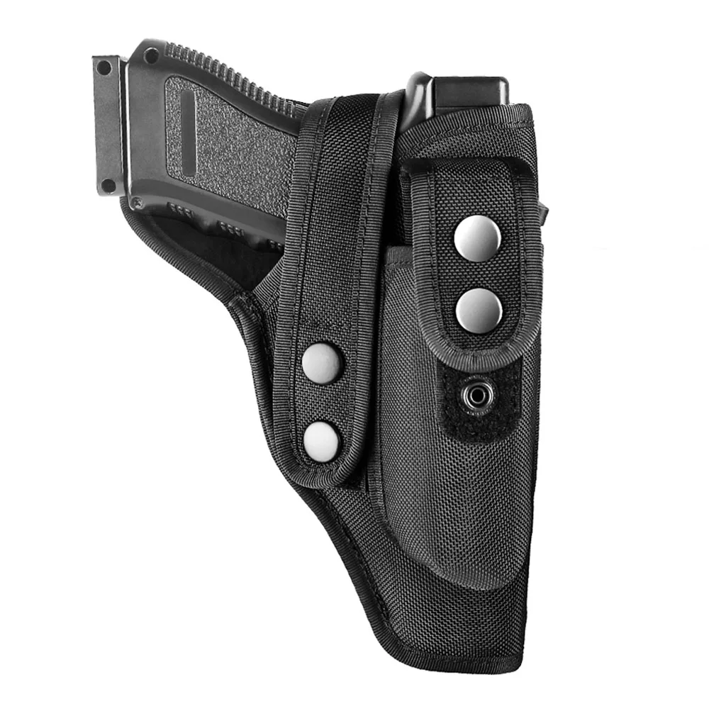 

Universal Gun Holster for Men Women Pistols Right OWB Holster with Magazine Pouch for Concealed Carry Glock Gun Accessories