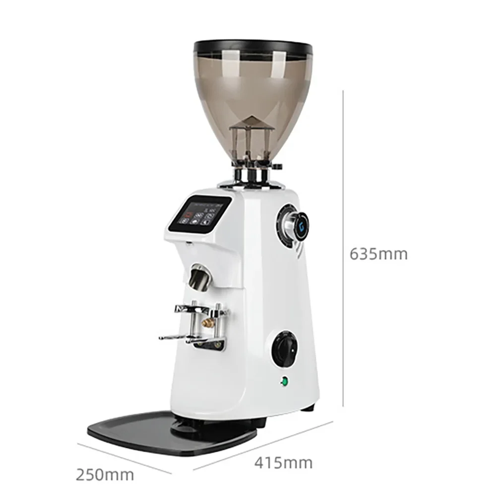 Commercial Electric Coffee Grinder with Touch Screen Big Capacity Professional Bean Grinder for Home RV Coffee Shops Hotels