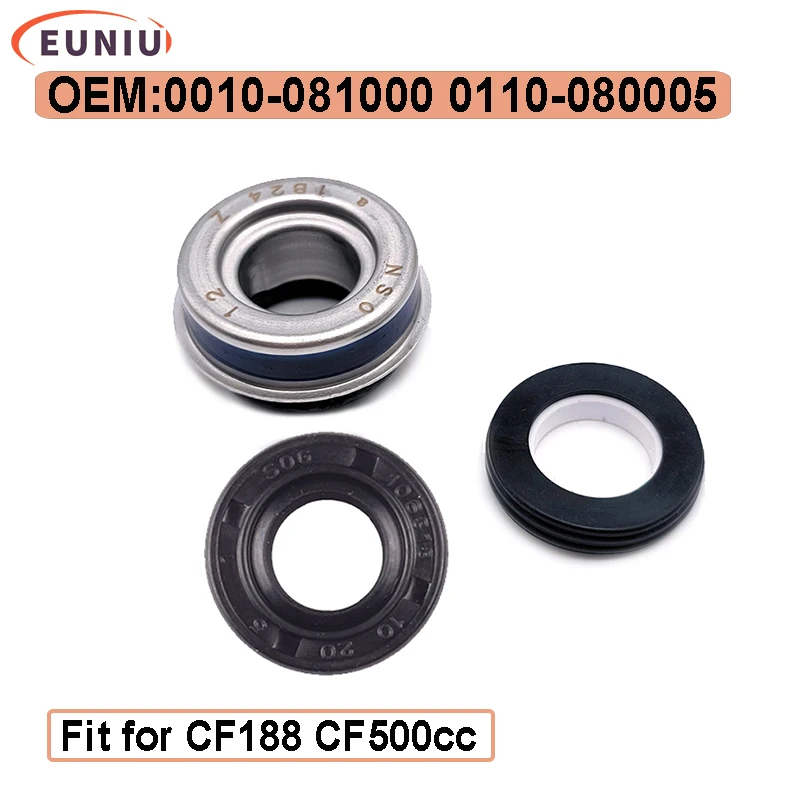

Оригинальное уплотнение водяного насоса CF188 Ремонтный комплект CF 500CC UTV ATV 4X4 BUGGY GO KART Запчасти 0010-081000 0110-080005 SBYF-CF500