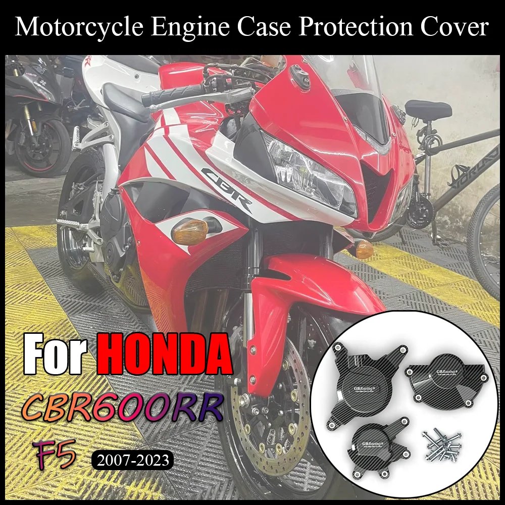 

Motorcycle Engine Protection Cover For HONDA CBR600RR F5 GBRacing Engine Case Protector Alternator Clutch Protection Cover