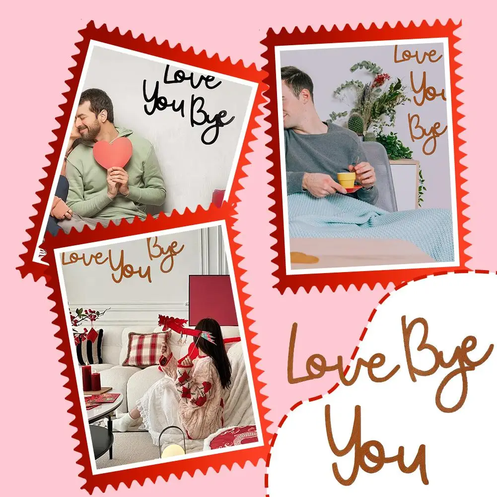 

Wooden Letters - Love You Bye Wood Sign Unique Wooden Hallway Sign Family Entryway Wall Art Love Express Decorations S9R8