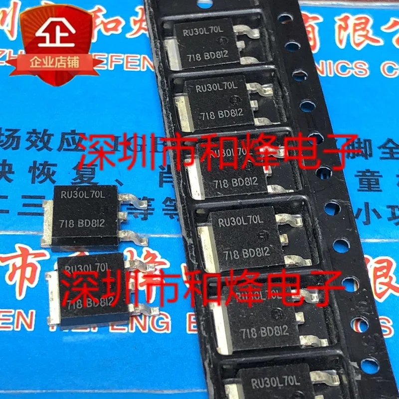 10Pcs RU30L70L Om-252 -30V -70A In Voorraad 100% Nieuwe En Originele