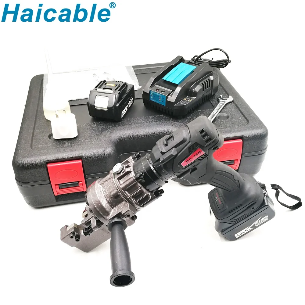 N  Design Portable Electric Hydraulic Rebar  issors RC-16B Steel Bar Cutter wi  Top QuA-Lity and Good Price-HDF
