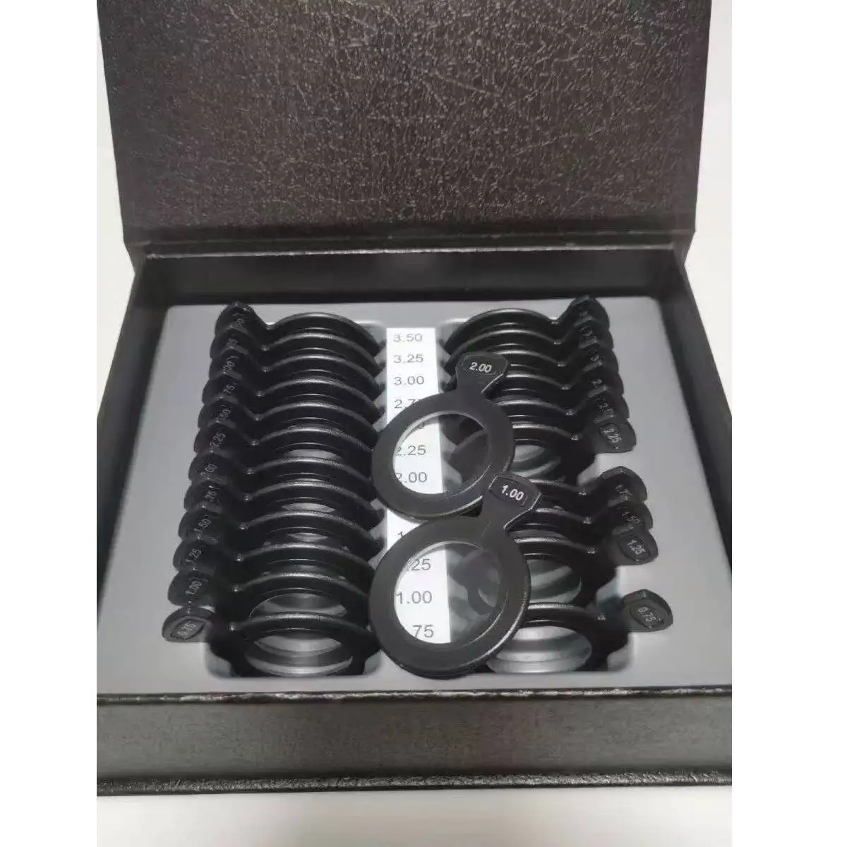 Prescription Lenses for Eye Exam Trial Lens Box 24 Lenses Presbyopia From 75 to 350 Optometry Equipment Trial Lens Set test Box