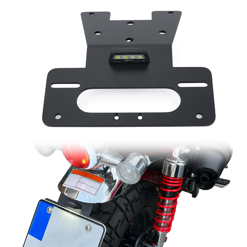 

For HONDA MONKEY 125 2018 2019 2020 2021 2022 2023 2024 2025 Motorcycle License Plate Holder Bracket Tail Tidy Fender Eliminator