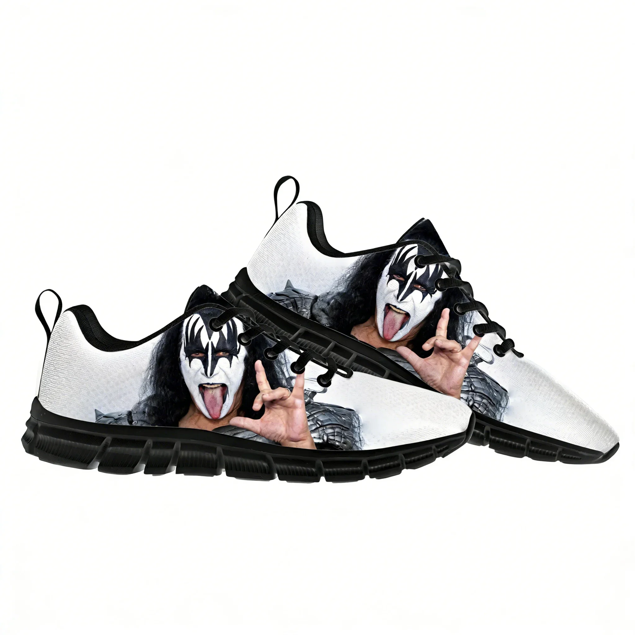 Спортивная обувь Gene The Demon Simmons Kiss, мужские и женские кроссовки, модные повседневные кроссовки для походов, обувь на заказ