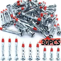 Red Pointed Expansion Rivets Woodworking Bolt Sets Galvanized Steel Hollow Walls Driven Anchorin Cross Screws Metal Fasteners