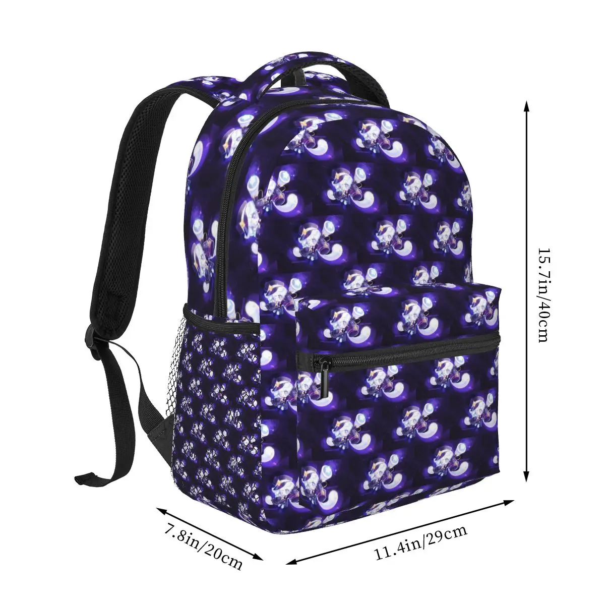 Milky Way Cookie Run Kingdom Game Student Backpack School Bag Hiking Travel Daypack for Boys Girls Fashion Bookbag Shoulder Bags