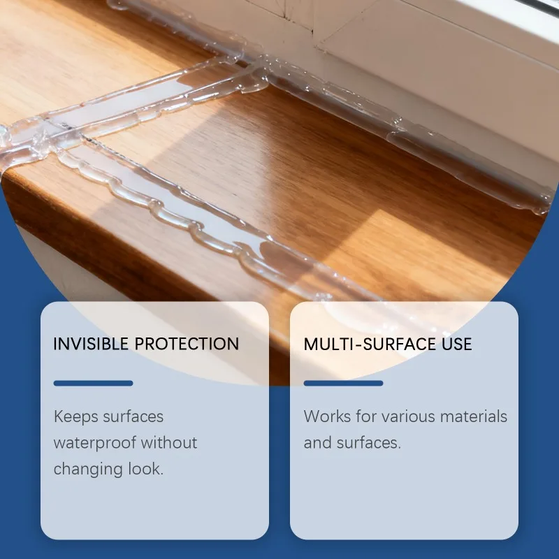 Waterproof Coating Roof Maintenance Invisible Sealant Transparent Leak Stopper Waterproofing Agent Surface Care Set