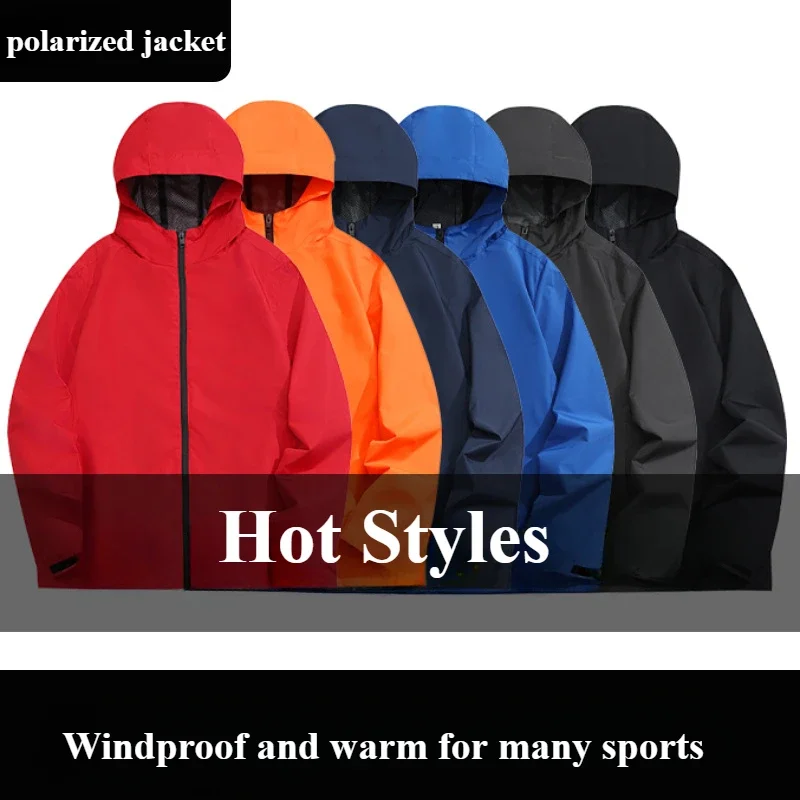 

Men's and Women's Hiking Punching Jacket Waterproof Jacket Sunscreen Windbreaker Camping Mountaineering Raincoat Clothing