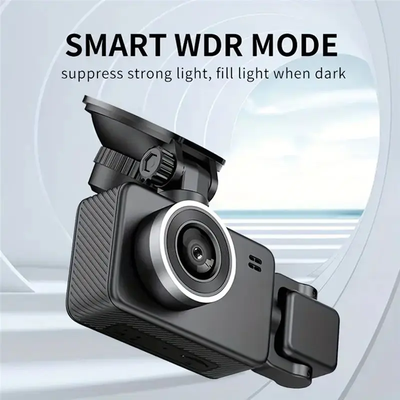Dash Cam 2.0 Inch HD 2K Car Driving Recorder With Three Lenses And WIFI Vehicle Security Monitor DVD Camera
