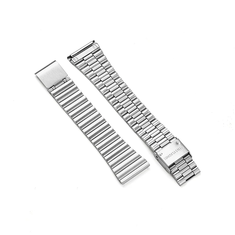 Vintage Bracelets for Casio F91W F84 F105/108/A158/168 AE1200/1300 SGW400 Stainless Steel Watch Band Metal Watch Strap 18mm 20mm