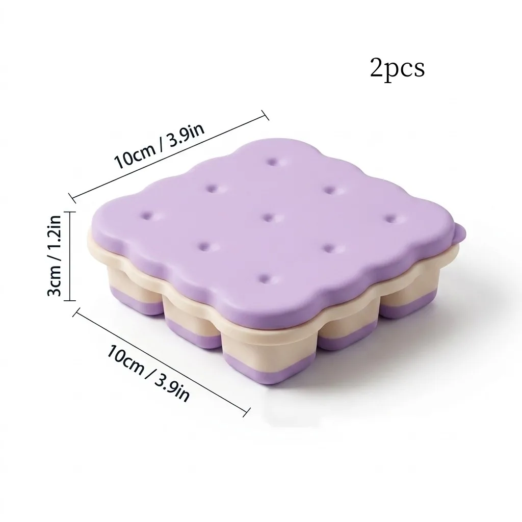 1/2/4 stuks Mini 9-vakjes plastic ijsvorm met deksel, herbruikbare ijsblokjesbak, whisky ijskoelers, ijsblokjesmaker, keuken- en bartools