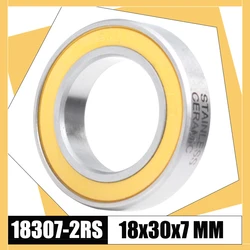 SMR18307-2RS Stainless Bearing 18*30*7 mm 1PC ABEC-3 18307 LLB For DT Swiss Fulcrum 18307RS Ceramic Balls Bicycle Bearings