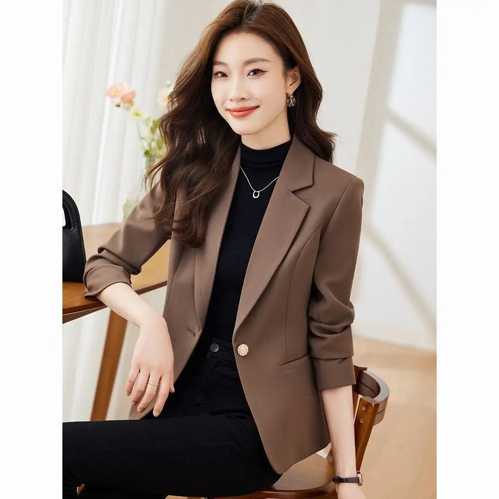 بدلة Jaet Sli النسائية الفاخرة خفيفة الوزن من Maturi Trend لربيع الخريف متعددة الاستخدامات للسيدات الراقية مقاس صغير #2