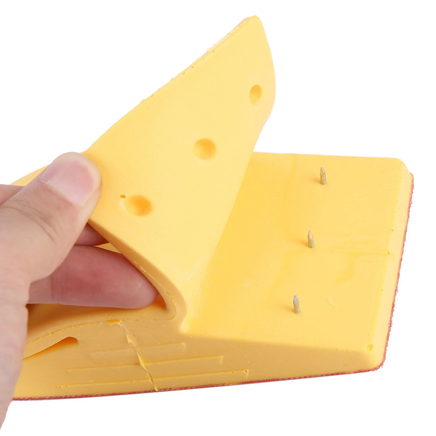 ABHB-2X 5 Inch Sanding Block Rubber Hook Loop Backing Pad Sandpaper Holder Hand Grinding Block Polishing Tools A