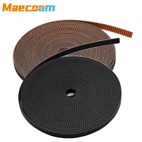 5m/10m//20m/50m/lot GT2-6mm / 10mm Open Timing Belt GT2 Belt Rubber Aramid Fiber Cut To Length for 3D Printer Wholesale