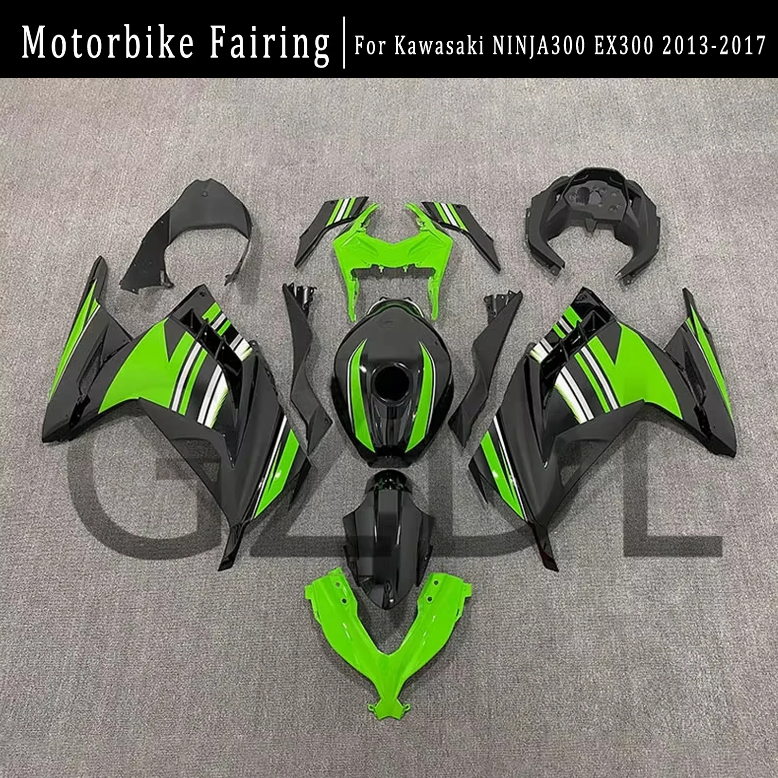 For KAWASAKI EX300 NINJA300 Ninja 300 EX250 2013-2016 2017 Accessories Full Bodywork Motorcycle Fairing Set Body Kit Plastic