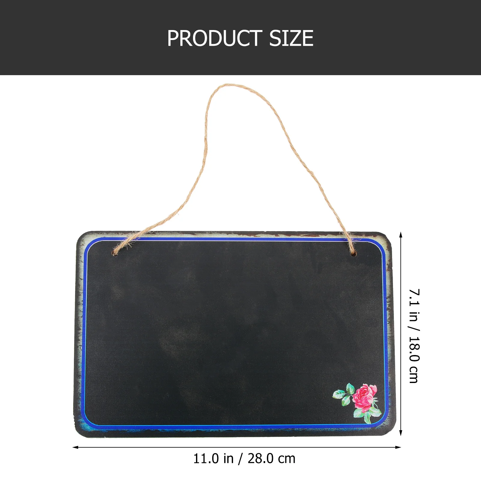 

Small Chalkboard Wall Hanging Message Board For Kitchen Office Classroom Diy Letter Display Bulletin Memo Notice Decorative