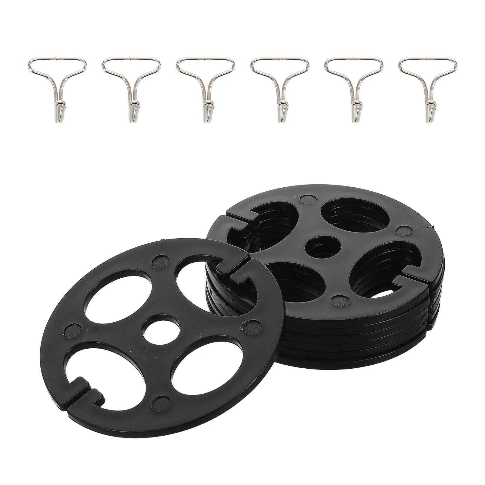 

6Set Seat Cover Locking Clips Heavy Duty Fasteners for Car Seats Rustproof Metal Plastic Combo Universal Automotive Hardware